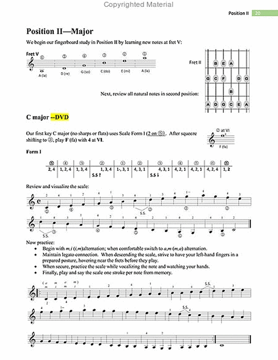 The Shearer Method -- Learning the Fingerboard, Book 3 image number null