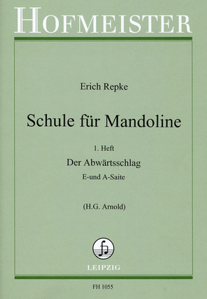 Book cover for Schule fur Mandoline, Heft 1