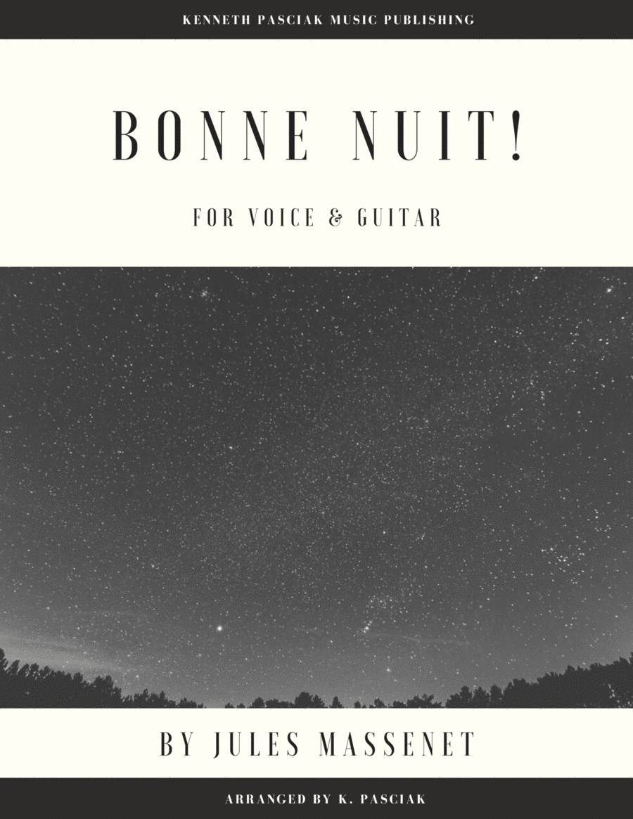 Bonne Nuit (for Voice and Guitar)
