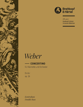 Book cover for Concertino in E flat major Op. 26