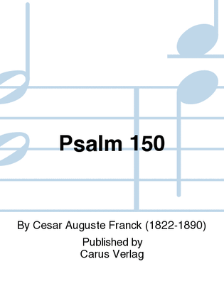 Book cover for Psalm 150 (Der 150. Psalm)