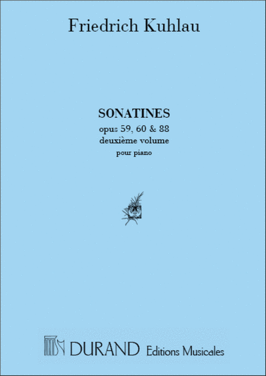 Sonatines Vol. 2 Piano (Op59 Op 60 Op 88