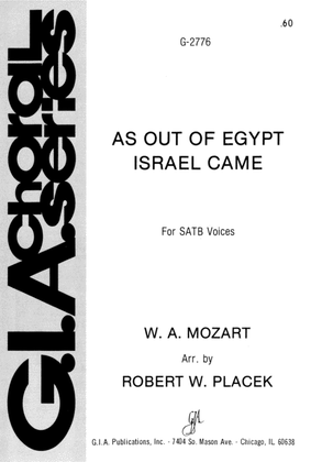 Book cover for As Out of Egypt Israel Came
