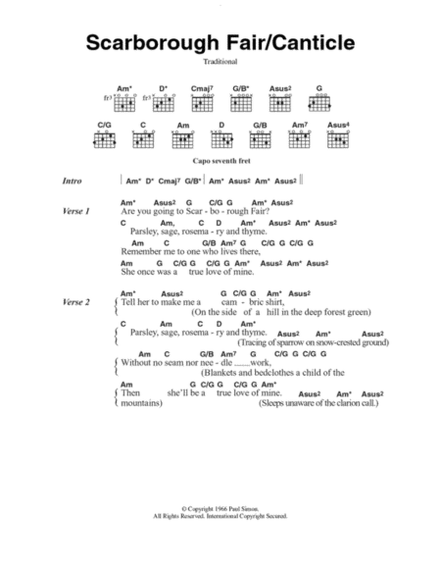 Scarborough Fair/Canticle