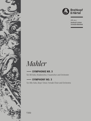 Book cover for Symphony No. 3