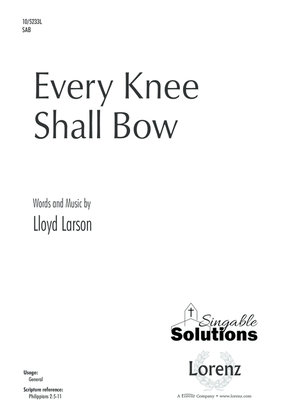 Book cover for Every Knee Shall Bow