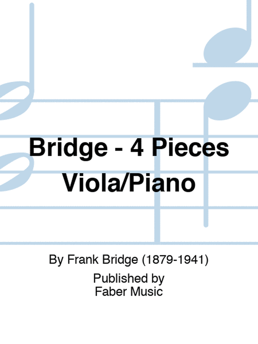 Bridge - 4 Pieces Viola/Piano