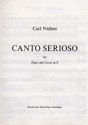 Book cover for Canto Serioso