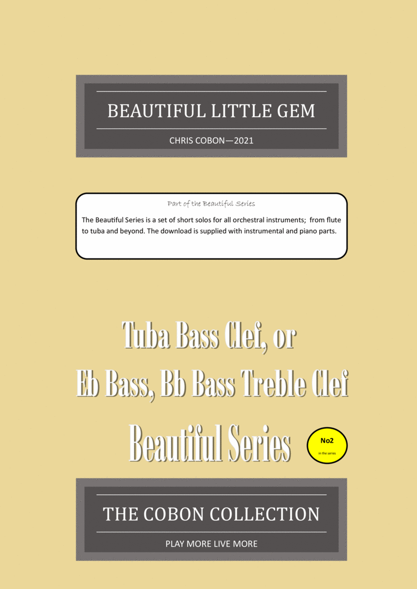No. 2 Beautiful Little Gem for Tuba, Eb or Bb Bass image number null