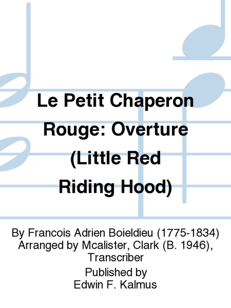 Le Petit Chaperon Rouge: Overture (Little Red Riding Hood) image number null