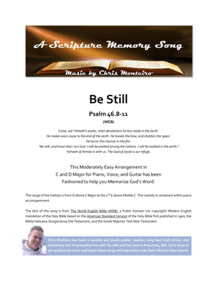 Book cover for Be Still (Psalm 46.8-11 WEB)