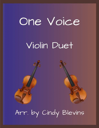 Book cover for One Voice