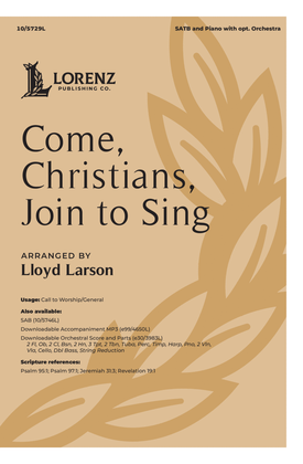 Book cover for Come, Christians, Join to Sing