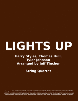 Book cover for Lights Up