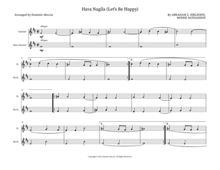 Book cover for Hava Nagila (Let's Be Happy)