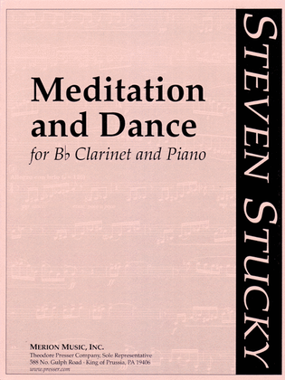 Book cover for Meditation And Dance