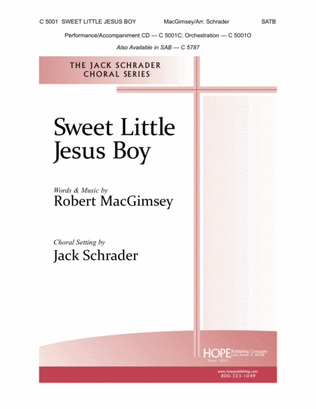 Book cover for Sweet Little Jesus Boy