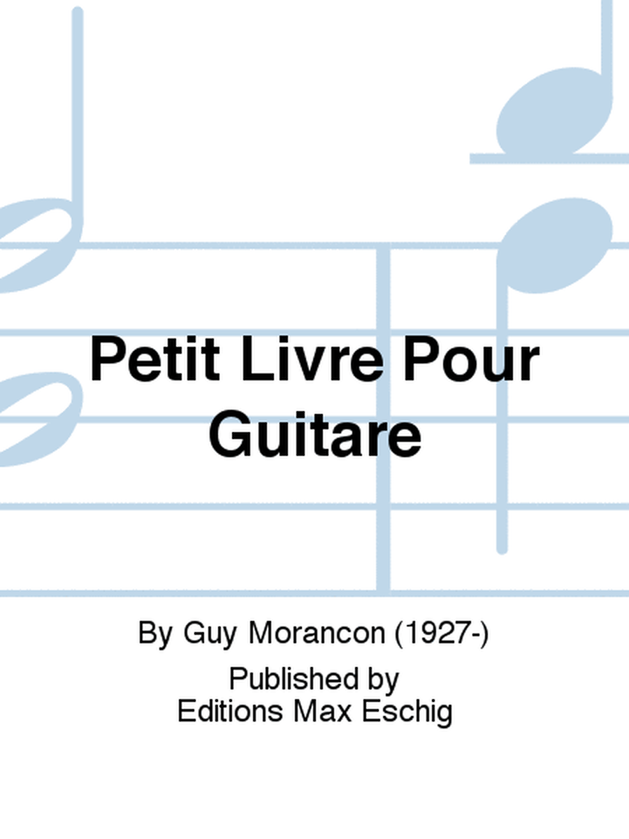 Petit Livre Pour Guitare