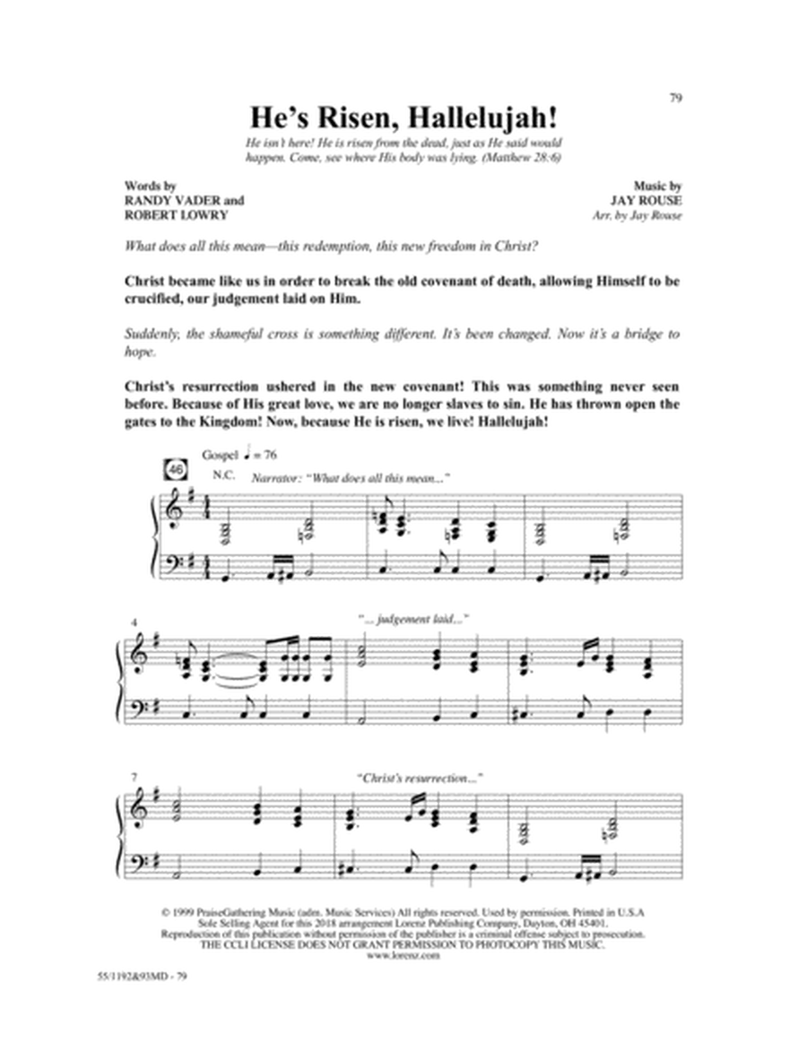 The Lamb - SATB with Performance CD by Jay Rouse 4-Part - Sheet Music