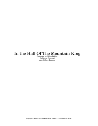 Book cover for Hall Of The Mountain King (trad. Arr.)