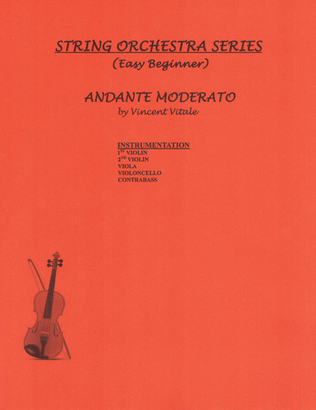 Book cover for ANDANTE MODERATO (easy beginner)