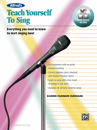 Book cover for Alfred's Teach Yourself to Sing
