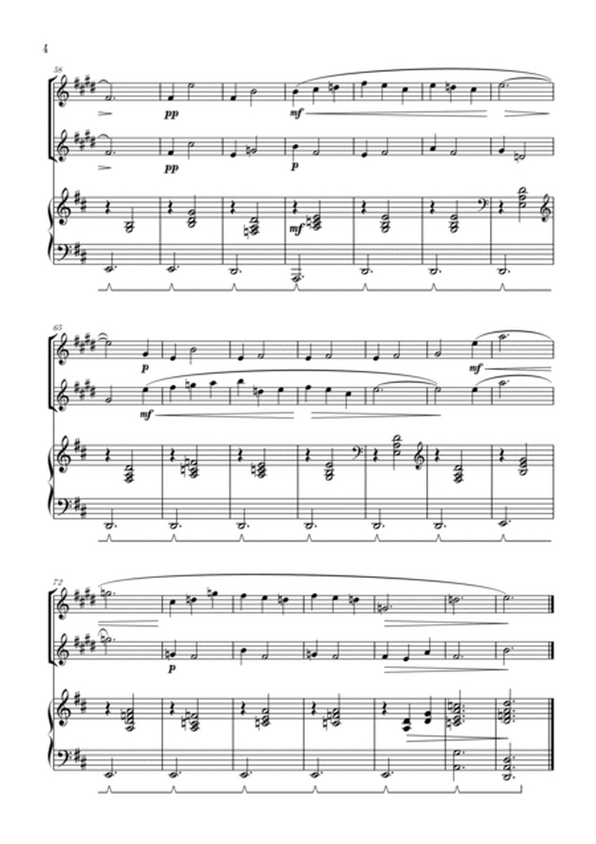 Gymnopédie no 1 | Soprano Saxophone Duet | Original Key| Piano accompaniment |Easy intermediate image number null