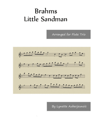 Book cover for Little Sandman - Flute Trio