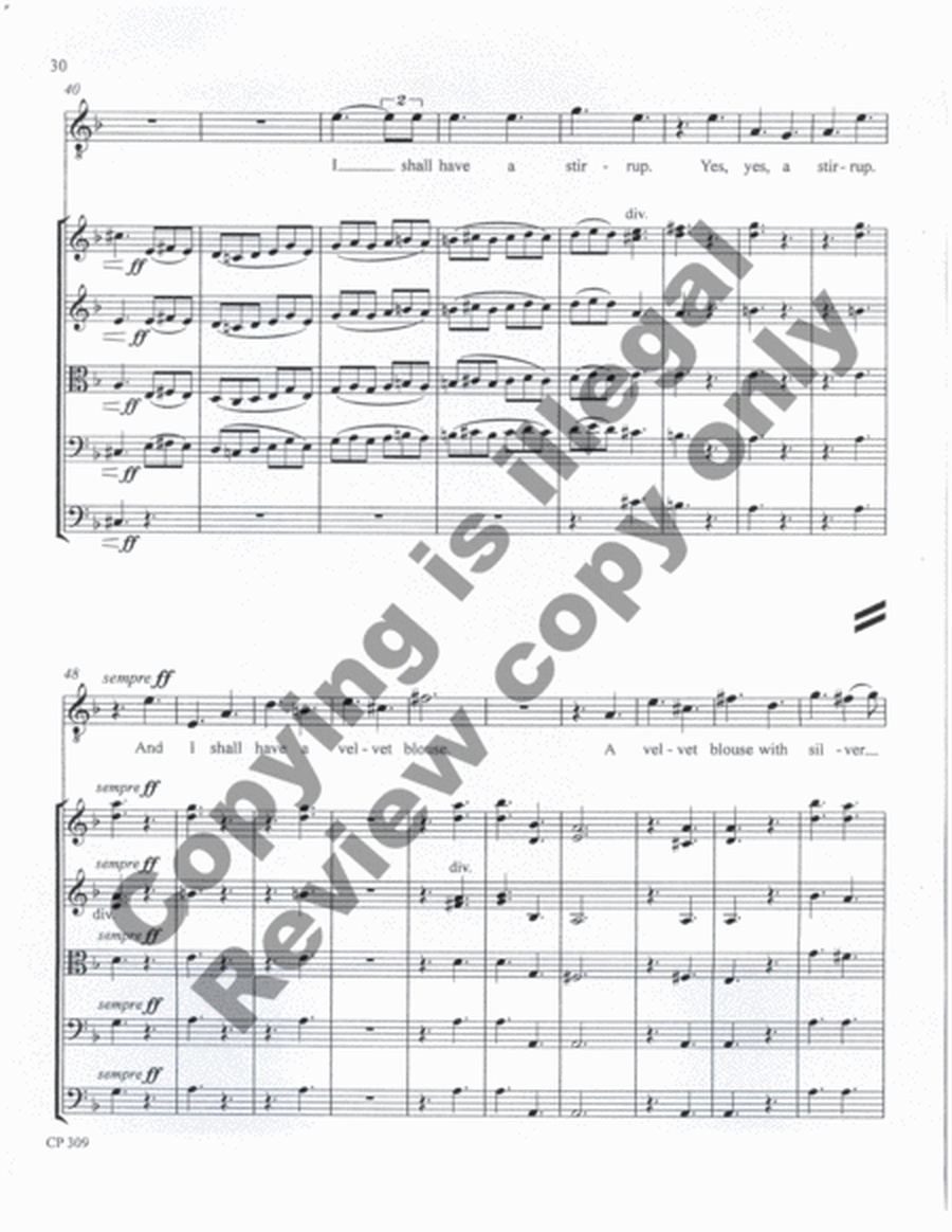 Songs of Laughter, Love, & Tears (Full Score & Parts) image number null