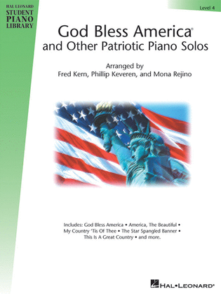 Book cover for God Bless America® and Other Patriotic Piano Solos – Level 4