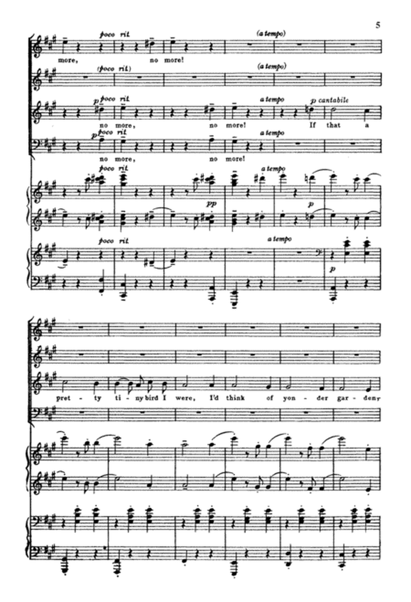 Four Love Song Waltzes, Op.52/6,9,11 & Op.65/8 (Downloadable)