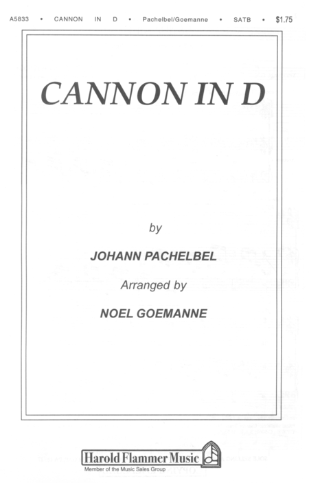 Canon in D SATB