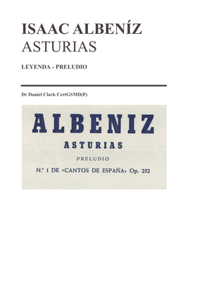 Book cover for Asturias - Leyenda.