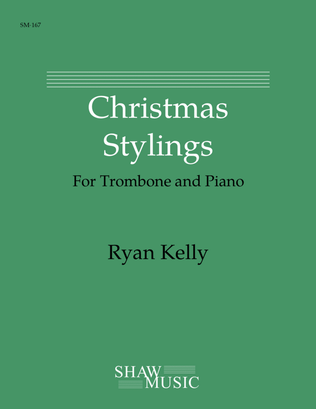 Book cover for Christmas Stylings for Trombone and Piano