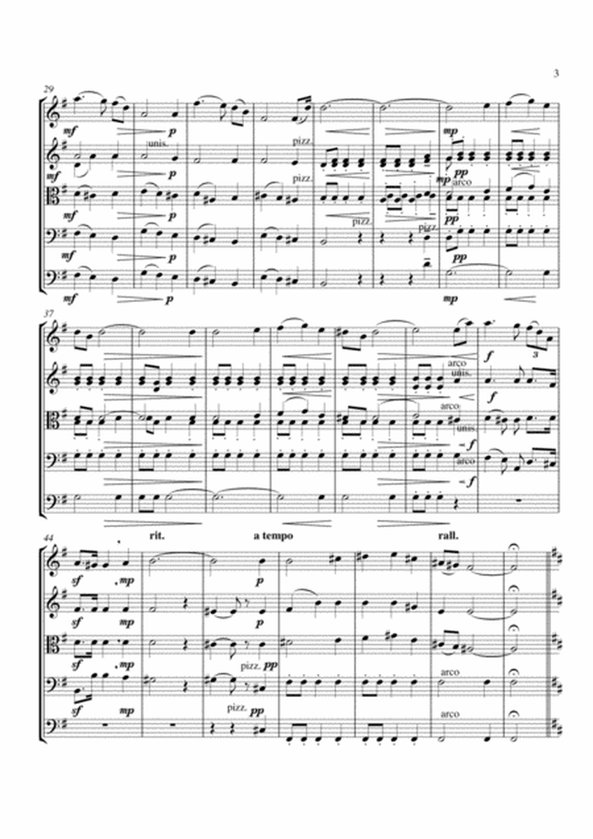 My Love Dwelt in A Northern Land by Edward Elgar Orchestra - Digital Sheet Music