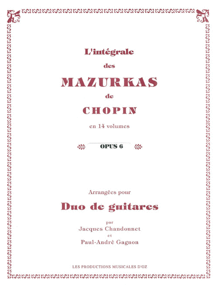 Frederic Chopin: Mazurkas, op. 30, Volume 5