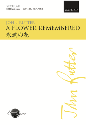 Book cover for A flower remembered