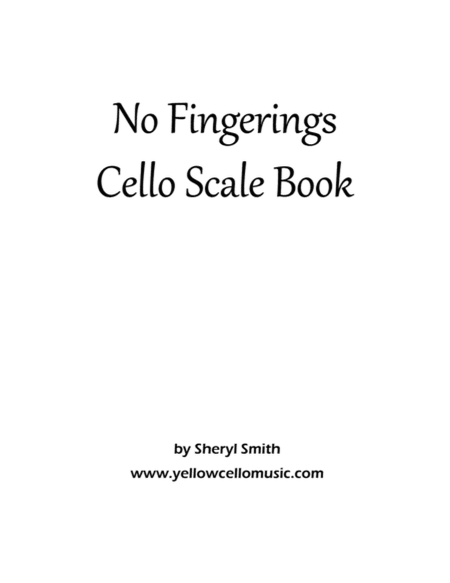 No Fingerings Cello Scale Book