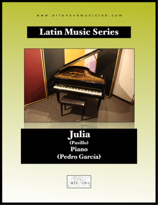 Book cover for Julia - Pasillo for Piano (Folk Latin Music)