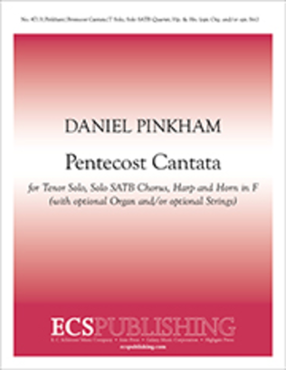 Book cover for Pentecost Cantata (Choral Score)