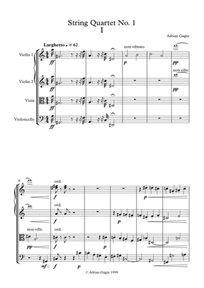 String Quartet No. 1, op. 12