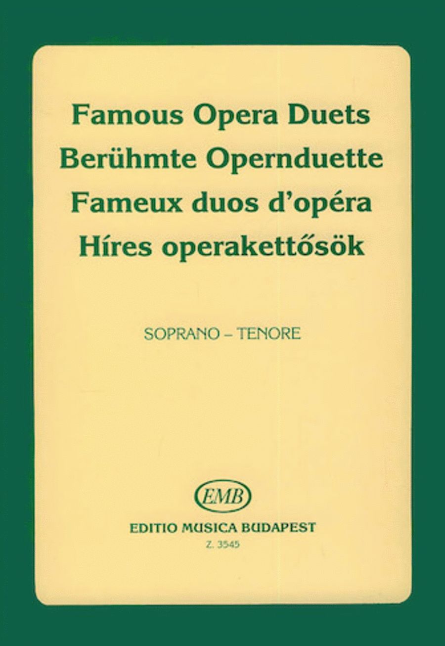 Famous Opera Duets - Volume 1 for soprano and tenor