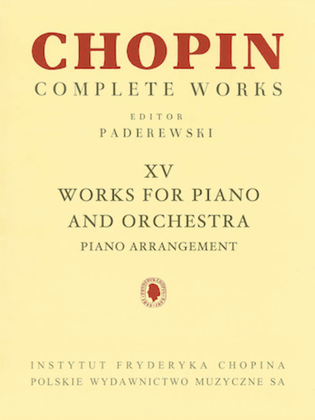 Book cover for Works for Piano and Orchestra (2 Pianos Reduction)