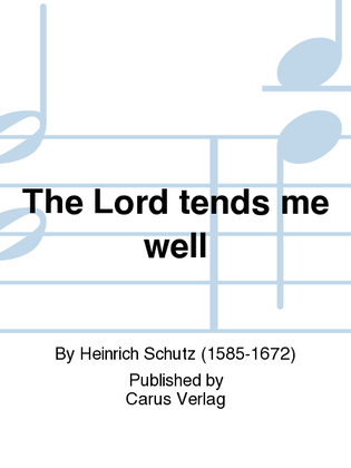 Book cover for The Lord is my shepherd (Der Herr ist mein Hirt)