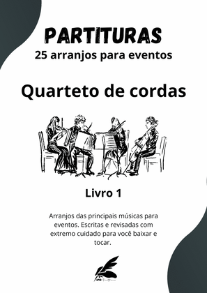 Book cover for 25 Arranjos para Quarteto de Cordas - Livro 1