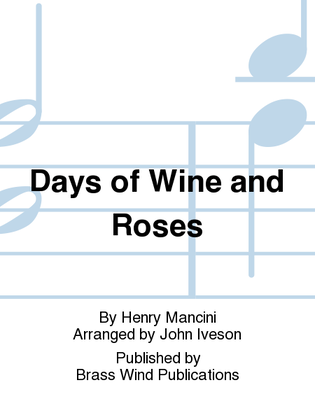 Book cover for Days of Wine and Roses