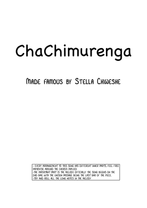 Book cover for ChaChimurenga