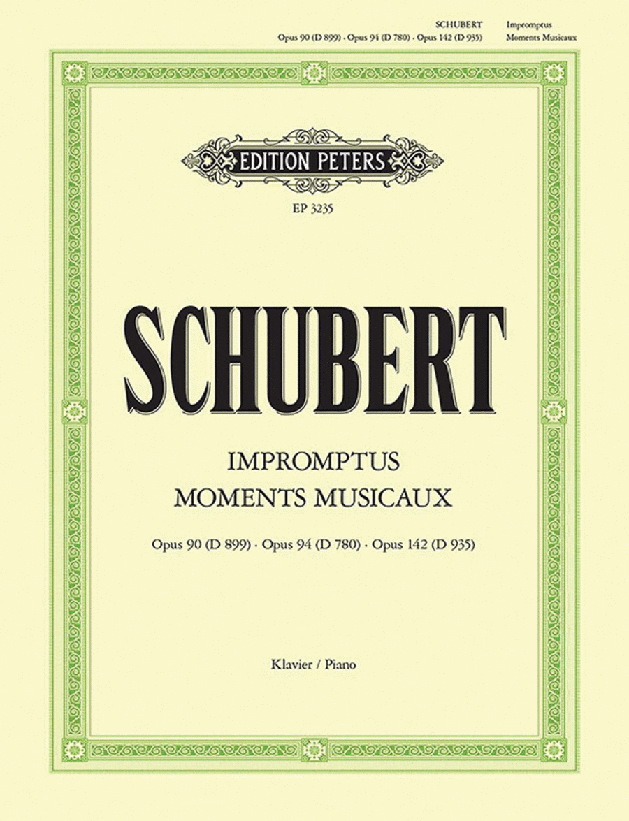 Franz Schubert: Impromptus And Moments Musicaux