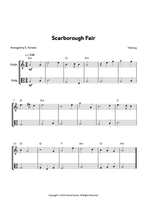 Scarborough Fair - Violin and Viola