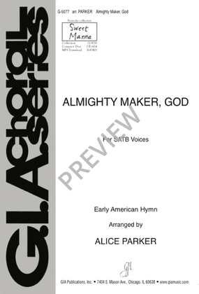Book cover for Almighty Maker, God